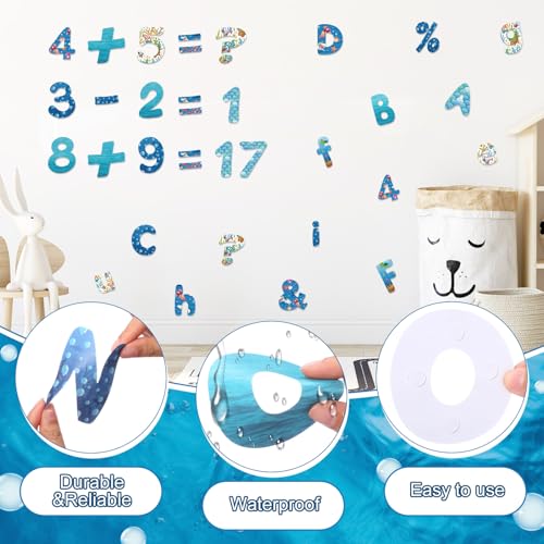 221 Pcs Ocean Bulletin Board Letters for Classroom Wall (221 Count)