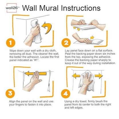 Self Adhesive Wallpaper Large Wall Mural Series