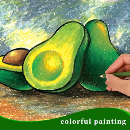 Colored Charcoal Pencil Set (24 Count)