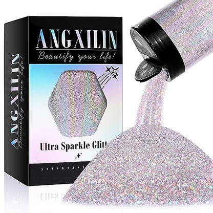 Holographic Fine Glitter for Epoxy Resin DIY Craft (9.17 Ounce)