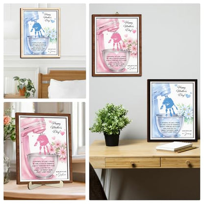 Personalized Mothers Day Handprint Sign