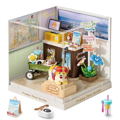 Puppy Tour Guide Travel Super Miniature House Kit