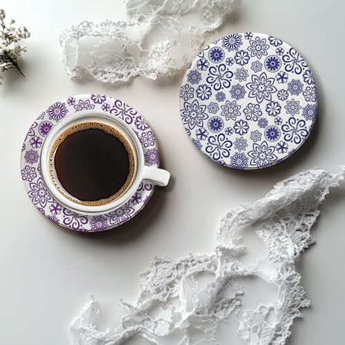 Lace Flowers Polymer Clay Texture Sheets Geometric Flowers Silicone Texture Stamp Clay Texture Mat Modeling Pattern Pad Texture Sheets for Jewelry and Clay Earrings Tools