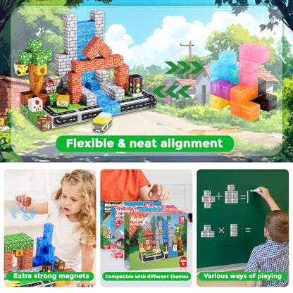 150 PCS Magnetic Blocks