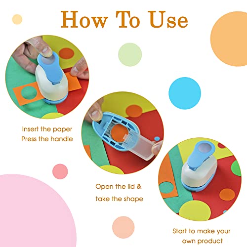 Set 5 Circle Paper Punch 0.3'' (5 Count)