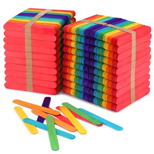 1500Pcs 6 Inch Jumbo Craft Stick (1500 Count)