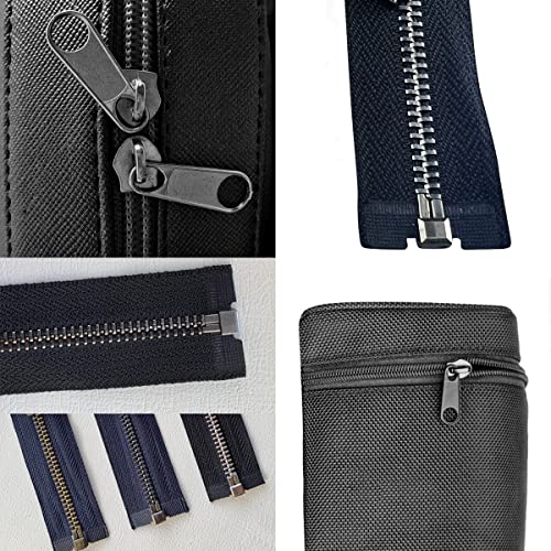 Platinum 48 Piece Metal Zipper Repair Accessories Set (48 Count)