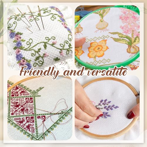 12 Pcs 14 Count Cotton Aida Cloth (12 Count)