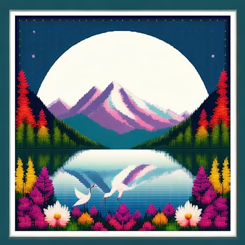 Cross Stitch Kits for Beginners Stamped Cross