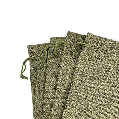 Pack of 25 Burlap Gift Bags with Drawstring Linen Jewelry Pouches Wedding Hessian Jute Bags for Birthday and Treat Pouches Party Wedding Favors Gift
