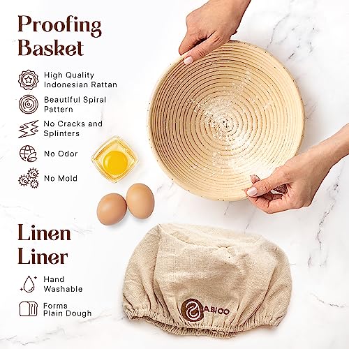Sourdough Bread Starter Kit with Jar and Baking Supplies