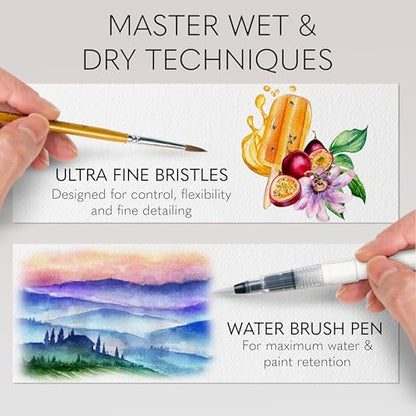Watercolor Paint Set (128 Count)
