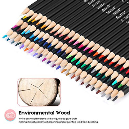 72 Colored Pencils Set (72 Count)