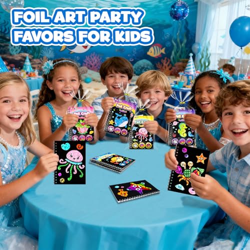 Foil Art Party Favors for Kids (24 Count)