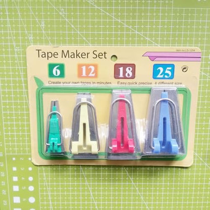 4 Sizes Bias Tape Maker for Fabric Quilting DIY