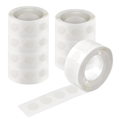 UPINS Glue Points Dots, 800Pcs Balloon Glue Adhesive Dots Double Sided Removable Glue Tape Dots for Balloons Crafts Decoration, 10 mm