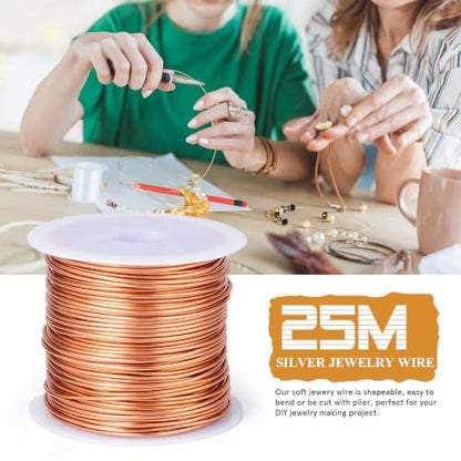 20 Gauge Craft Wire for Jewelry Making 82FT Tarnish (82 Foot)