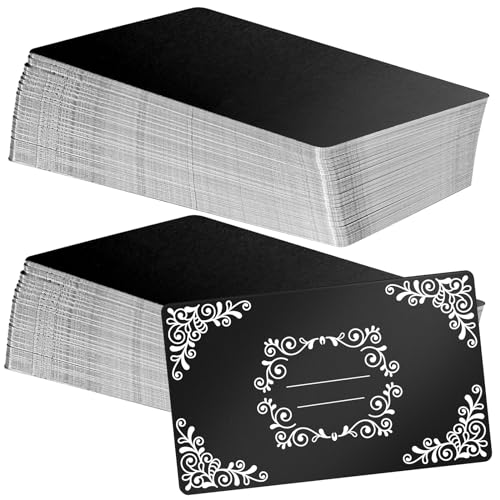 100 Pcs Metal Business Cards Aluminum Laser Engraving Blanks