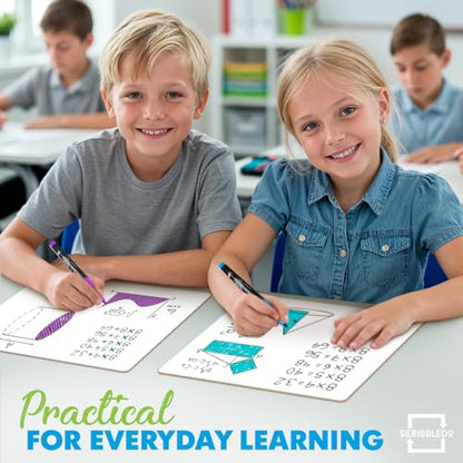 Small Dry Erase Whiteboards for Students (6 Count)