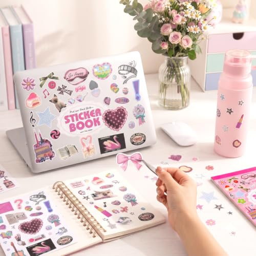 1200Pcs+ Aesthetic Sticker Book