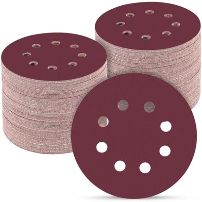 100PCS 5 Inch Sanding Discs 1500 Grit Sandpaper for Orbital Sander (100 Count)