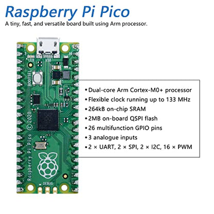 Mecanum Wheel Car Kit for Raspberry Pi Pico