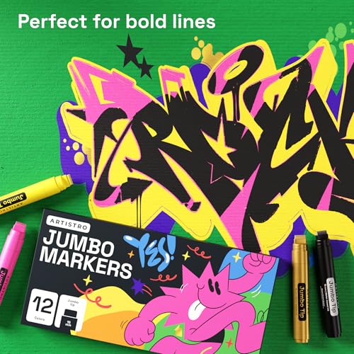 12 Multicolor Paint Pens for Glass Marking (12 Count)
