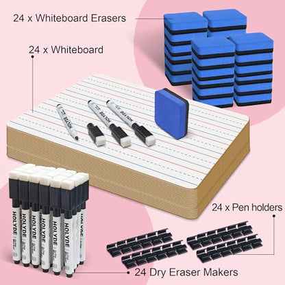 Set of 24 Dry Erase Boards (24 Count)
