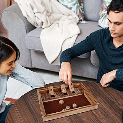 Shut The Box & 4 in a Row Tables Game Set
