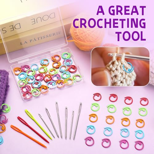 Metal Stitch Markers (111 Count)