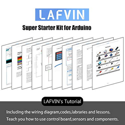 Project Super Starter Kit for R3 Mega2560 Mega328 Nano with Tutorial Compatible with Arduino IDE