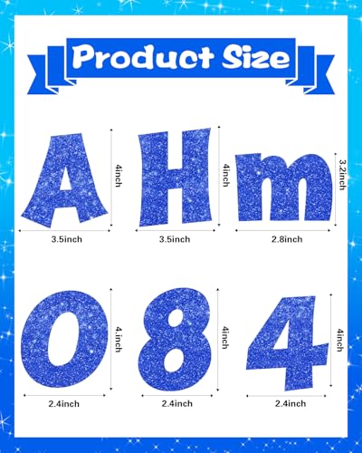 237 Pcs Glitter Bulletin Board Letters