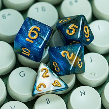 DND Dice Set D&D Polyhedral Dice for RPG (7 Count)