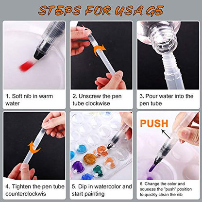 48 Colors Watercolor Paint (12 Ounce)
