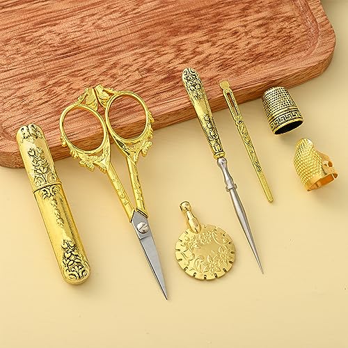 Vintage Embroidery Scissors Set (14 Count)