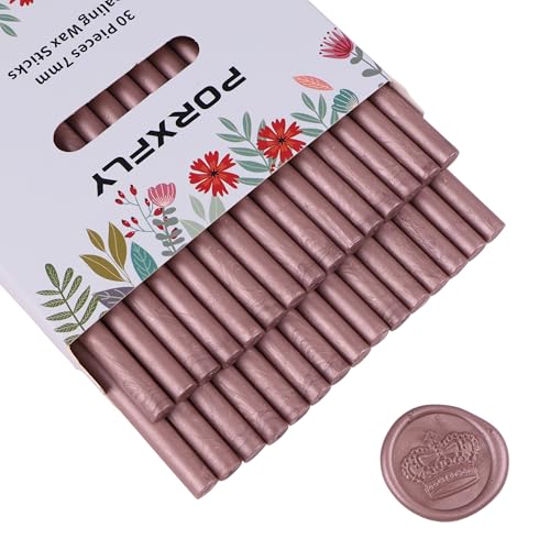 30 Pieces 7mm Sealing Wax Sticks for Glue Gun