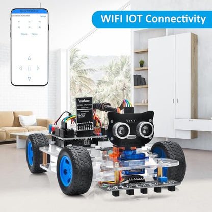 Robot Car DIY Smart Kit with Servo Power Steering for Arduino UNO