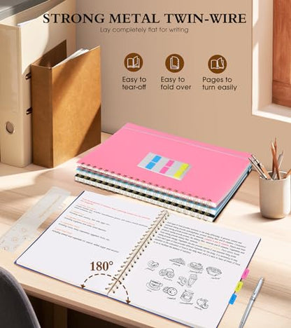 Blank Spiral Notebook Journal 8.5” x 11”