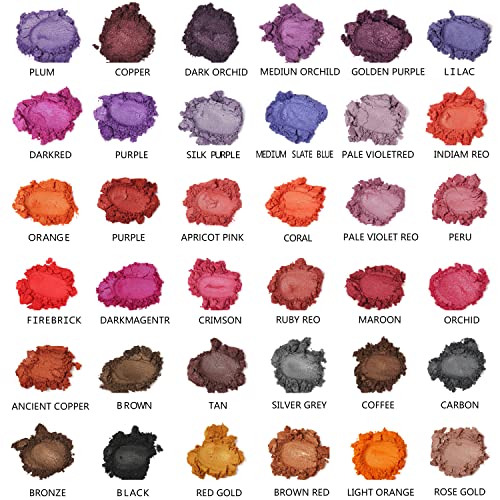 Mica Powder 72 Colors (720 grams)
