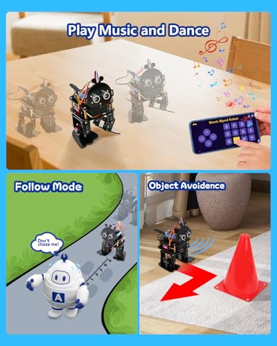Biped Robot Kit STEM Toys Science Kit for Kids