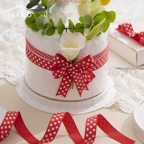 Polka Dot Grosgrain Ribbon 3