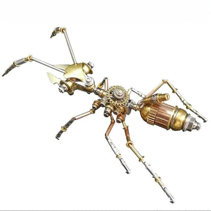 Steampunk Ant 3D Metal Puzzle Model Mechanical Kits 150+ Parts 2 (100 Count)