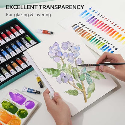 MeiLiang 36 Colors Watercolor Paint Set