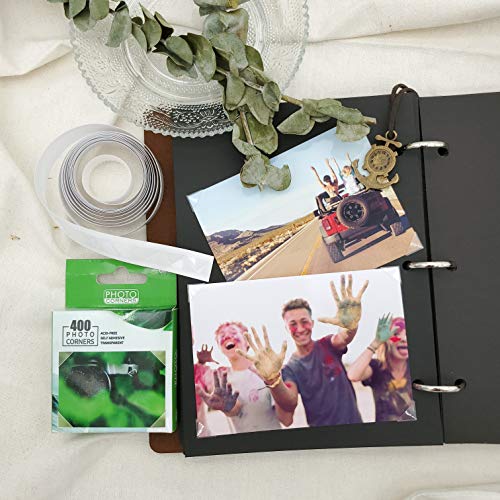 Photo Corners 3 Pack 1200 Pcs Clear Self