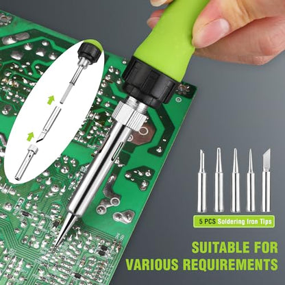 90W Soldering Iron Kit with Digital Display