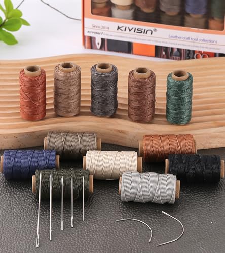 12 Classic Colors Round Waxed Thread (12 Color)