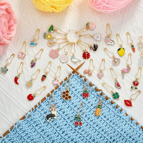 35Pcs Cute Mixed Stitch Markers (35 Count)