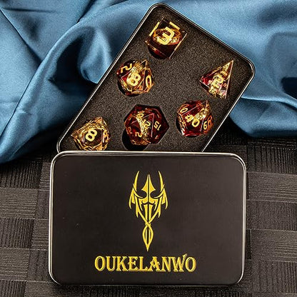 Magic Lord Rings DND Dice Set with Box