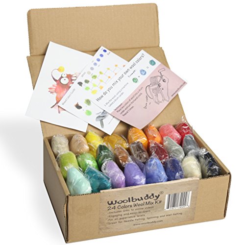 Wool Roving Set for Needle Felting