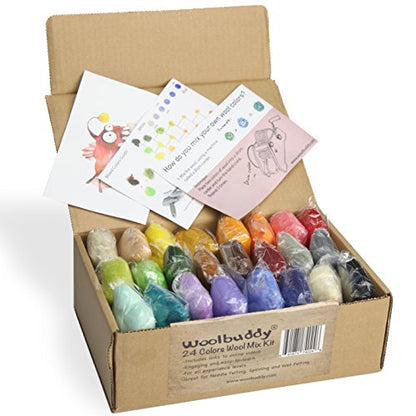 Wool Roving Set for Needle Felting